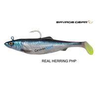 Savage Gear Combo 4D Hareng Big Shad 22 Cm Pêche Appât Silicone Vertical Jig