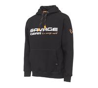 Savage Gear Cosmo Hoodie Hooded Sweatshirt, Encre Noire, L Unisex