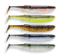 Savage Gear Craft Bleak Clam Mix - leurre Souple en Plastique pour Perche, Sandre, brochet et Truite, appât de pêche en eaux Sombres et claires avec Action de Frappe - Clear Water Mix 12 cm