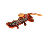 Savage Gear Craft Crawler - Appât imitant Les vers de Terre pour la Perche, l'achigan et la Truite - Leurre Polyvalent pour Les pêcheurs en Eau Douce et en Eau salée - Green Pumpkin 8.5 cm