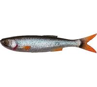 Savage Gear Craft Dying Minnow Lot de 5 leurres en caoutchouc pour poissons en forme de feuilles Couleur roach, 10 cm