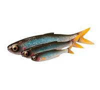 Savage Gear Craft Dying Minnow Lot de 5 leurres en caoutchouc pour poissons et feuilles