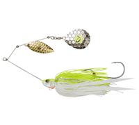 Savage Gear Da'Bush Spinnerbait (Jaune Blanc Argenté, 21 cm 55 g) coule