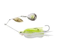 Savage Gear Da'Bush Spinnerbait (Jaune Blanc Argenté, 21 cm 55 g) coule