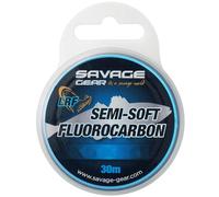 Savage Gear Fil semi-soft, fluorocarbone LRF, 30 m, diamètre / capacité de charge : 0,19 mm, 2,22 kg.
