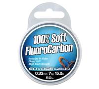 Savage Gear Fil de pêche souple fluorocarbone 0,39 mm 35 m 9,4 kg (monofil)