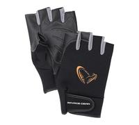 Savage Gear Gants néoprène mi-doigts courts Noir M