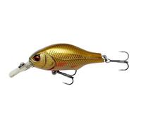 Savage Gear Gravity Crank Mr - Premium Wobbling Crankbait pour la Perche, Le brochet et la Truite, Système magnétique à Moulage Long et hochet intégré, Eau Douce et Eau salée, Dirty Roach 7.3 cm