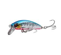 Savage Gear Gravity Minnow 50F - Leurre Flottant et coulant pour Maquereau, Bar et Daurade, Design Long-Cast, Jeu de lumière & Casting Lure pour la pêche au prédateur Pink Barracuda Photo Print 5 cm
