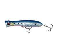 Savage Gear Gravity Popper - Leurre de pêche en Eau salée de Haute Performance pour Les pêcheurs de prédateurs, Conception de Lancer Ultra-Long, pour la pêche en Eau salée White Glow 9 cm
