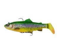 Savage Gear 4D Trout Rattle Shad Firetrout 12,5 cm 35 g Leurre en caoutchouc