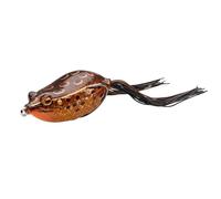 Savage Gear Hop Walker Frog - Leurre de Grenouille Topwater de première qualité pour Les pêcheurs de Bass et de Predator, Action de Marche Facile, Conception sans Mauvaises Herbes, Tan 5.5 cm