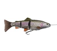 Savage Gear - Leurre 4D Line Thru Trout - Truite en caoutchouc à l'aspect naturel - Pour la pêche - Appât pour brochet, Rainbow, 15cm / 40g / moderat sinkend