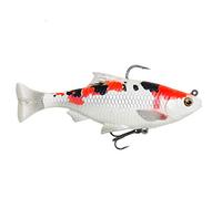 Savage Gear Leurre de pêche 3D Line Thru Pulse Tail Barach 2 pièces (Koi, 13 cm/38,5 g)