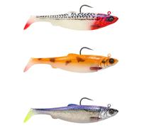 Savage Gear Poisson en caoutchouc 4D Herring Big Shad - Couleur : Red Head Mackerel - Longueur/poids : 22 cm / 200 g