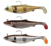 SAVAGE GEAR 4D Herring Big Shad poisson en caoutchouc appât flétan 200...