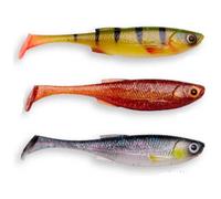 Savage Gear Craft Shad Mix - Appât en plastique souple ultra réaliste pour la pêche en eau douce et en eau salée - parfait pour les pêcheurs de perches, de sandres, de brochets, Clear Water Mix 8.8 cm