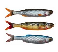 Savage Gear Appât souple Craft Shad Mix – Ultra réaliste, Eau douce/salée – Dark Water Mix 10 cm