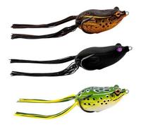 Savage Gear Leurre grenouille Hop Walker Frog – Topwater, marche facile, sans herbes – Tan 5,5 cm