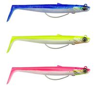 SAVAGE GEAR Leurre souple réaliste SANDEEL V2 sans mauvaises herbes 11,5 cm/22 g