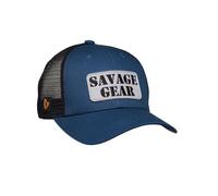 Savage Gear Logo Badge Cap One Size Bleu