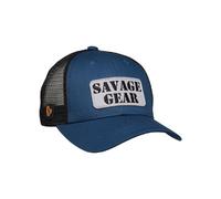 Savage Gear Logo Badge Cap One Size Bleu