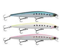 Savage Gear Sea Bass Minnow - leurre réaliste pour la pêche en Eau salée, Conception à Lancer Ultra-Long, Le Bar, la Perche et d'autres prédateurs en Eau salée Mirror Sardine 12 cm