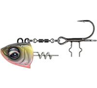 Savage Gear Monster Vertical Heads - 1 tête plombée pour leurre en caoutchouc - Couleur : Perch - Taille/poids : taille 1/0 / 80 g