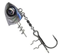 Savage Gear Monster Vertical Heads - 1 tête plombée pour leurre en caoutchouc - Couleur : Whitefish - Taille/poids : taille 1/0 / 60 g