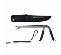 Savage Gear Pince pour enlever les hameçons Pistol Deep Throat 22,5 cm Argenté