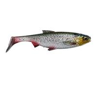 Savage Gear Poisson en caoutchouc 3D River Roach 14 cm 28 G Green Silver
