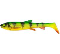 Savage Gear Poisson en caoutchouc 3D Whitefish Shad, couleur : Firetiger, longueur/poids/contenu : 20 cm/62 g/1 pièce