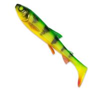 Savage Gear Poisson en caoutchouc 3D Whitefish Shad, couleur : Firetiger, longueur/poids/contenu : 23 cm, 94 g, 1 pièce