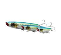 Savage Gear Pop Walker 2.0 - Leurre de pêche en Eau Douce et en Eau salée pour Bar, brochet, Poisson Bleu et prédateurs, Longue coulée, hochet intégré, hameçons triples Ultra-aiguisés Sardine 11.5 cm