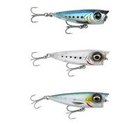 Savage Gear Micro Popper - Leurre Ultra réaliste pour Eau de mer et Eau Douce - Bar, Truite et Poissons prédateurs - Longue durée de Vie, Action bruyante et crépitante, Plusieurs Couleurs et Tailles