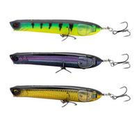 Savage Gear Leurre Topwater Prop Walker Hybride Longue portée 10 cm Ghost Minnow