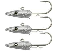 Savage Gear Sandeel V2 Jighead 3 têtes plombées Taille 3/0/15 g