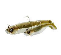 Savage Gear Savage Minnow - Action vivifiante, idéal pour Les pêcheurs en Eau Douce et en Eau salée, Parfait pour Les Poissons prédateurs comme Le brochet, la Perche, Rose nacré argenté 10cm
