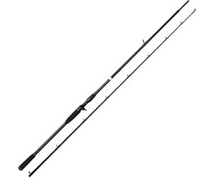 Savage Gear SG2 Big Bait Specialist Baitcasting Rod Canne à pêche pour carnassiers, brochet, Perche, Sandre, 2,59 m, Moderate Fast Action, Robuste, Noire, Unisexe