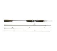 Savage Gear Canne à pêche Baitcast SG4 - 4 pièces, action rapide, 2,21 m, 30-80 g, eau douce/salée