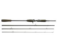 Savage Gear Canne à pêche Baitcast SG4 - 4 pièces, action rapide, 2,21 m, 30-80 g, eau douce/salée
