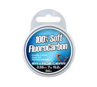 Savage Gear Soft Fluoro Carbon 35m-50m Résistant aux UV 100% Fluoro Carbon