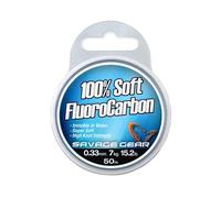 Savage Gear Soft Fluoro Carbon 35m-50m Résistant aux UV 100% Fluoro Carbon
