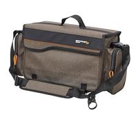 Savage Gear Sac à leurres Specialist – Bandoulière, 2 boîtes anti-UV, 16 L, Marron