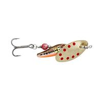 Savage Gear Sticklebait Spinner - Leurre de lancer - Taille/poids/couleur : taille 1/4,5 g - Minnow Gold Red