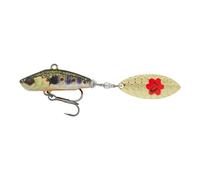 Savage Gear Sticklebait Tailspin Broche 3D Marron 8 cm 18 g