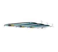 Savage Gear Surf Walker 2.0 - Lancer à Distance Ultime pour Les pêcheurs en Eau salée, idéal pour Le Bar, Le Poisson Bleu, Le Barracuda et Le Poisson-Lune, Design Fin Sayoris Gold 18 cm