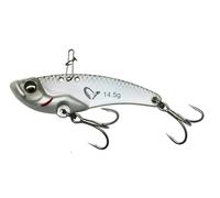 Savage Gear Vib Blade - Lame Finesse pour Le Lancer Long avec Action vibrante et Clignotante, idéale pour la Perche, Le brochet et Le Sandre en Eau Douce et en Eau salée, Blanc nacré 5,5 cm