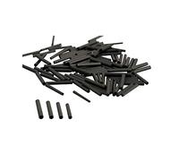 Savage Gear Wire Crimps Lot de 100 douilles de serrage pour bas de ligne en acier pour la pêche au brochet, la pêche au sandre et à la perche, bas de ligne pour la construction de poissons carnassiers