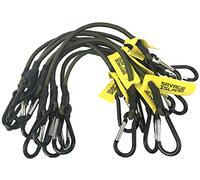 Savage Island Pack de 10 Cordes Elastisques Robustes Mousquetons Militaires